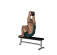 Crunch - High Dumbbell Bench